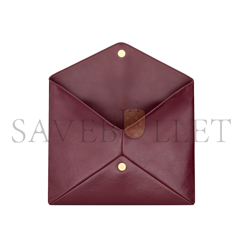 Y*L cassandre large envelope pouch in shiny leather 769307aae526593 (29.5*18*4.5cm)